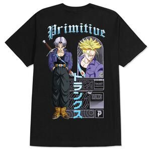 Primitive Skate X Dragon Ball Z Men's T-Shirt Hope Anime Short Sleeve Tee